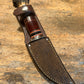 J. Behring Handmade Michgan Hunter 4 1/4" AEB-L Stainless HH Crown Stag