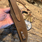 J. Behring DBL Skull fighter 7" NS Finger grip Stag Shark Sheath