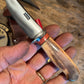 J. Behring Treeman Ivory Caper Ostrich sheath