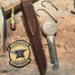 J. Behring Handmade 6" Stag Filet Knife AEB-L  Ivory Butt Cap