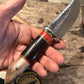 Treeman Iron Mountain Hunter Hammer mark Horse Hide Ivory Butt  Giraffe Sheath