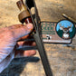 J. Behring Handmade Caper Horsehide crotch Stag Giraffe Sheath