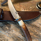 Treeman Trout Knife Real RED STAG Hippo Tooth Butt Cap