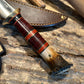 J. Behring Scagel Style Stainless Deer & Trout Horse Hide crown Stag