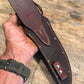 Treeman Fighter Horsehide Crotch stag Elephant ear sheath